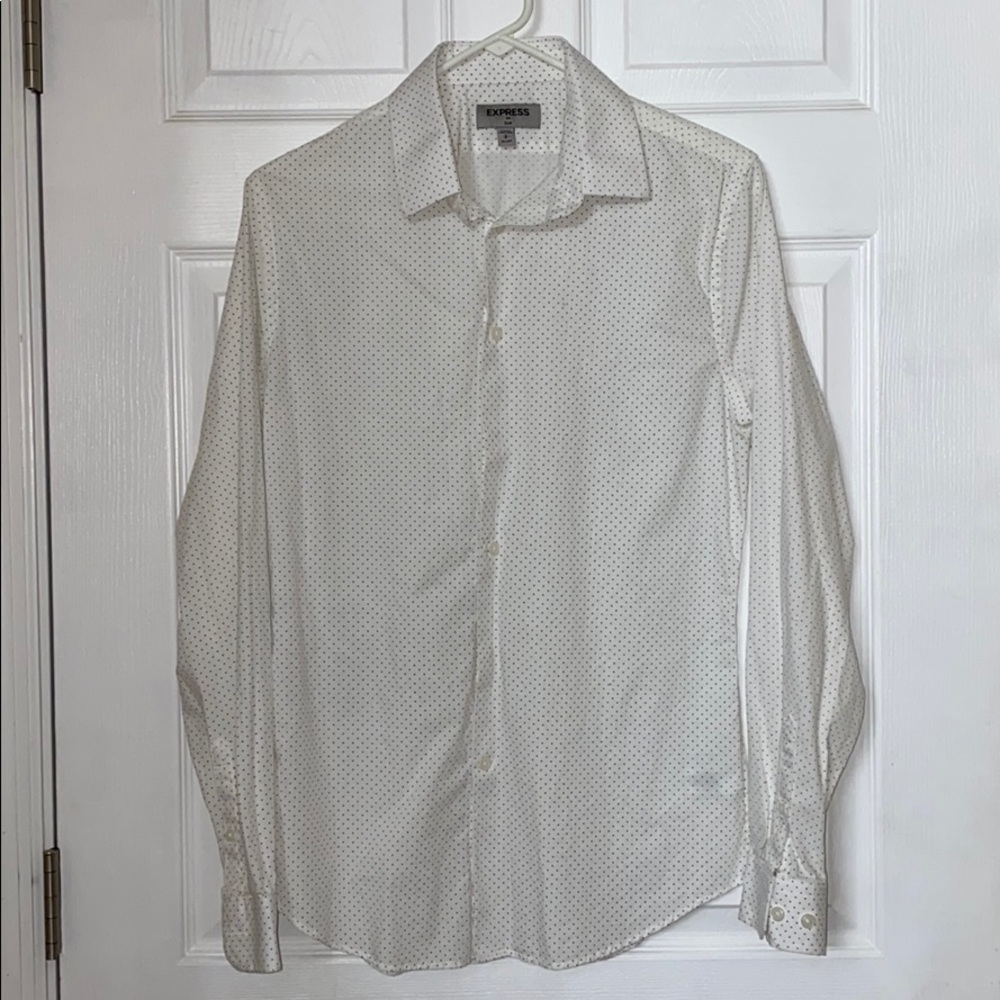 Express Men’s Slim Button Down Shirt